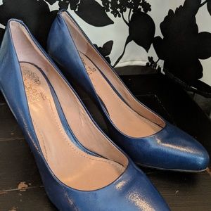 Vince Camuto Electric Blue Patent pumps